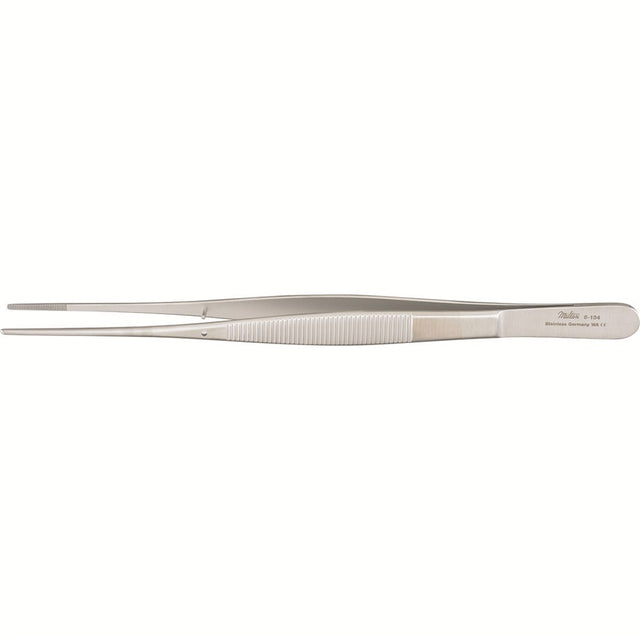 MILTEX POTTS-SMITH Dressing Forceps, 7-1/4" (183mm), tips 1.6mm wide, serrated. MPN: 6-154