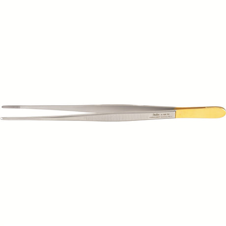 MILTEX POTTS-SMITH Dressing Forceps, 8" (202mm), cross serrated tips, Tungsten Carbide. MPN: 6-156TC
