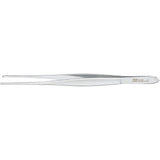 MILTEX CUSHING Tissue Forceps 1 X 2 teeth, 7" (17.8 cm), Gutch handle, scraper end. MPN: 6-168