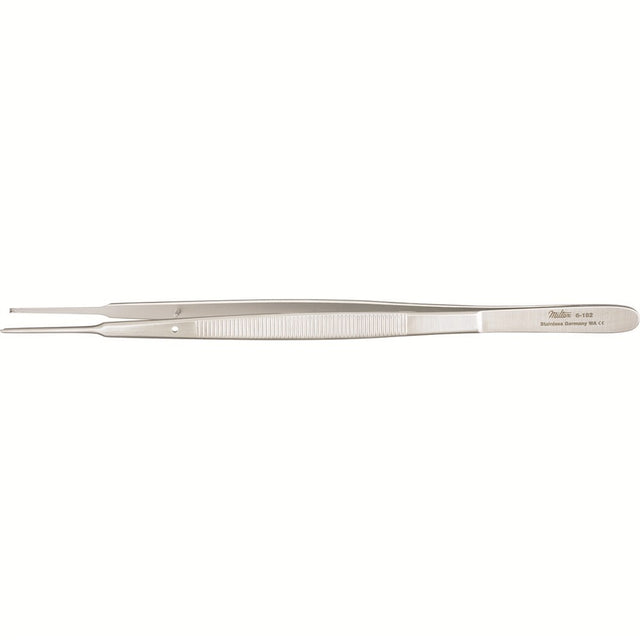 MILTEX GERALD Tissue Forceps, 7" (176mm), Straight, 1 x 2 Teeth. MPN: 6-182