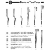 MILTEX CUSHING Dressing Forceps, 7-1/4" (183mm), Bayonet, Serrated, Scraper End. MPN: 6-190 - Image 2