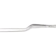 MILTEX CUSHING Forceps, 7-1/4" (187mm), bayonet, 1 x 2 Teeth, Scraper End. MPN: 6-192