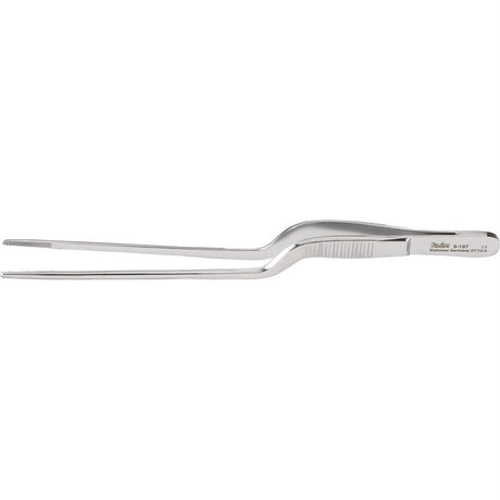 MILTEX GRUENWALD (JANSEN) Bayonet Forceps, 6-1/4" (160mm), Serrated. MPN: 6-197