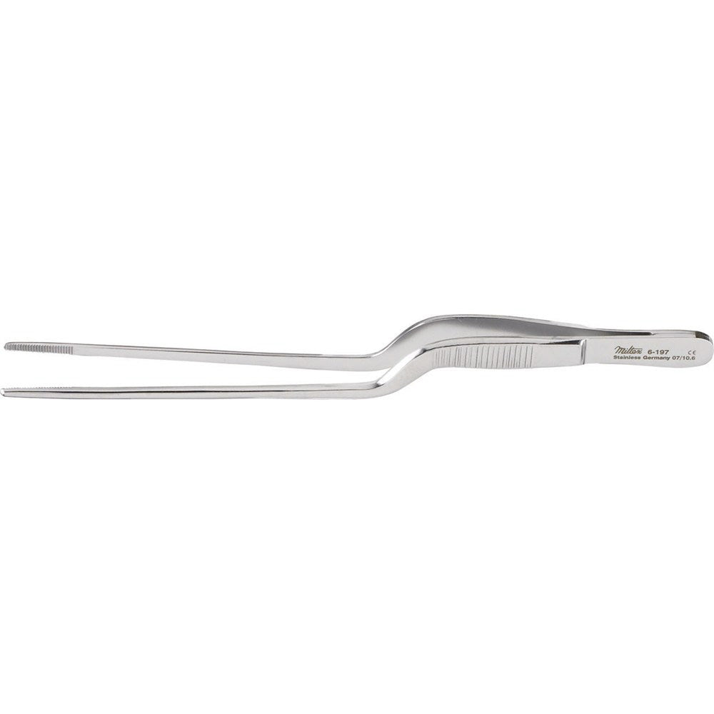MILTEX ADSON Bayonet Dressing Forceps 8-1/2" (213mm), serrated. MPN: 6-198