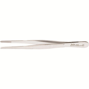 MILTEX Dressing Forceps, standard pattern serrated handles, 4-1/8" (105mm), serrated tips. MPN: 6-2