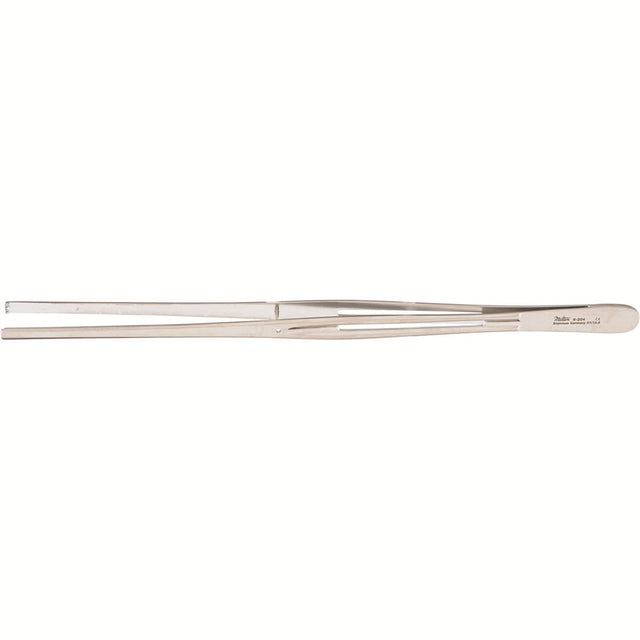 MILTEX KELLY Tissue Forceps 3 X 4 teeth, 9-3/4" (246.5mm), slotted Gutch handles. MPN: 6-204