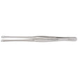 MILTEX MAYO RUSSIAN Tissue Forceps, 9" (228mm), fenestrated jaws, slotted grooved handles. MPN: 6-210