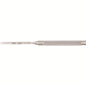 MILTEX Graduated Chisel, (7-10-13-15-18 mm markings), Straight, Length= 7" (178 mm), Width= 3.8 mm. MPN: 62-20