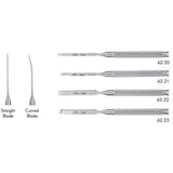MILTEX Graduated Chisel, (7-10-13-15-18 mm markings), Straight, Length= 7" (178 mm), Width= 3.8 mm. MPN: 62-20 - Image 2
