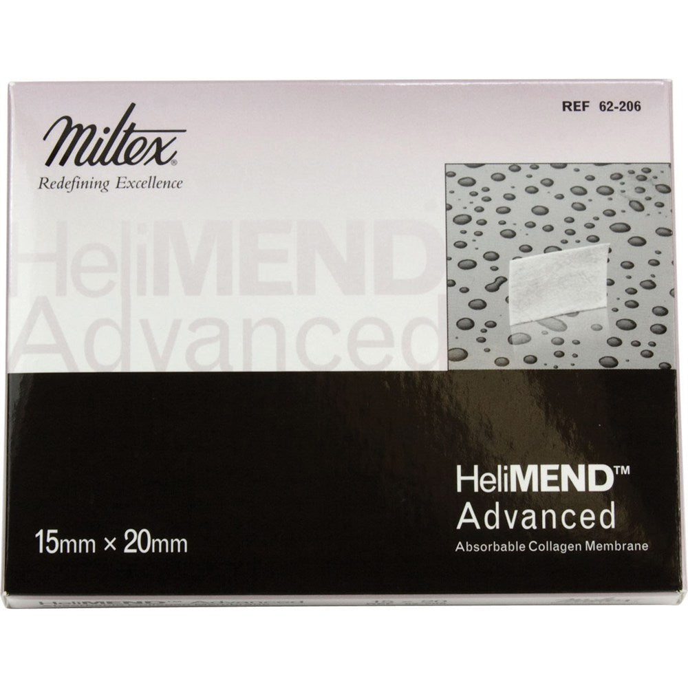 INTEGRA HeliMend Advanced Collagen Membrane for Dental Surgery, 15mm x 20mm. MPN: 62-206