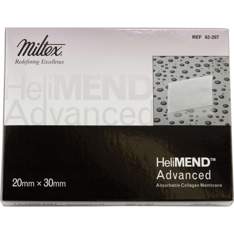 INTEGRA HeliMend Advanced Collagen Membrane for Dental Surgery, 20mm x 30mm. MPN: 62-207