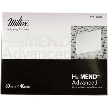 INTEGRA HeliMend Advanced Collagen Membrane for Dental Surgery, 30mm x 40mm. MPN: 62-208