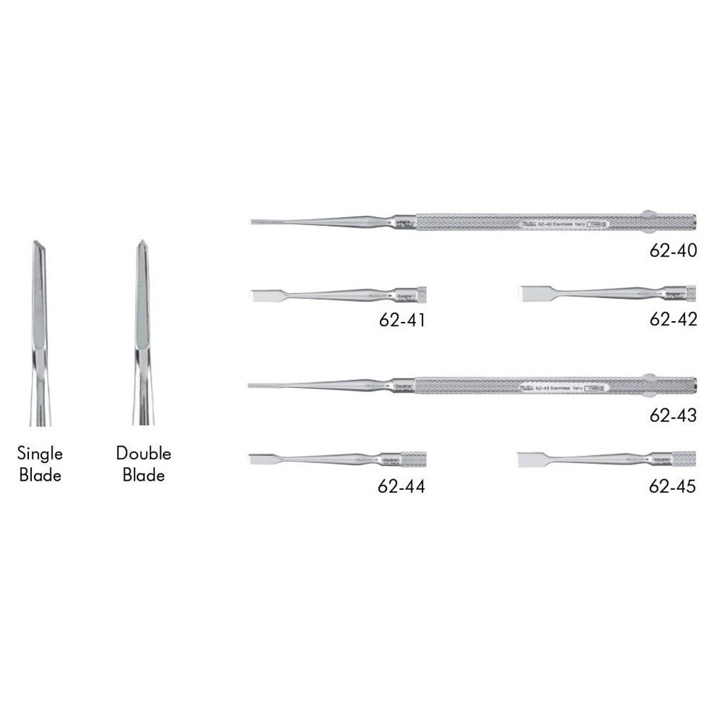 MILTEX Freer Chisel, 6-1/2" (162mm), Single-Cut, Blade 2mm wide. MPN: 62-40 - Image 2
