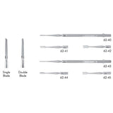 MILTEX Freer Chisel, 6-1/2" (162mm), Single-Cut, Blade 2mm wide. MPN: 62-40 - Image 2