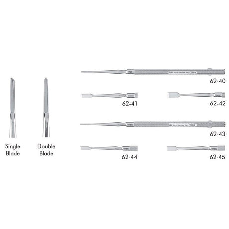 MILTEX Freer Chisel, 6-1/2" (162mm), Single-Cut, Blade 4mm wide. MPN: 62-41 - Image 2