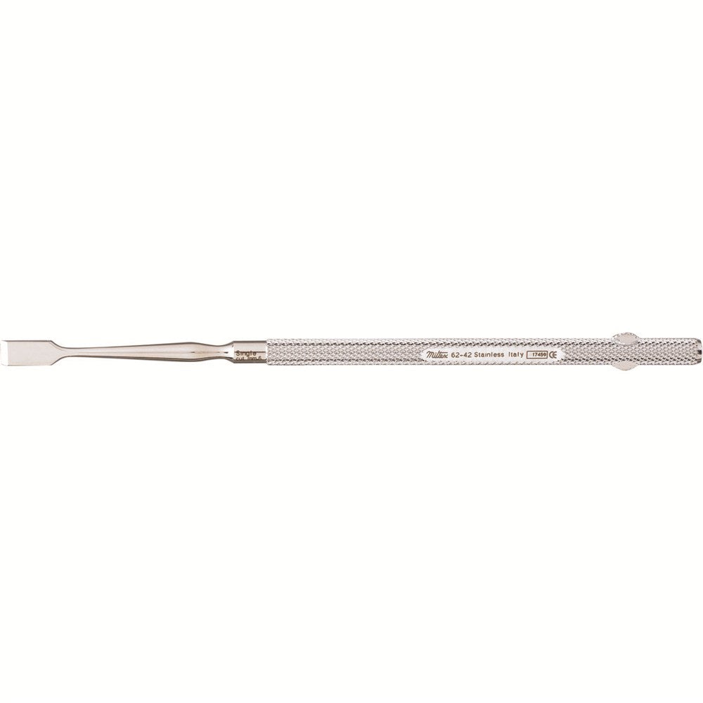 MILTEX Freer Chisel, 6-1/2" (162.5mm), Single-Cut, Blade 6mm wide. MPN: 62-42