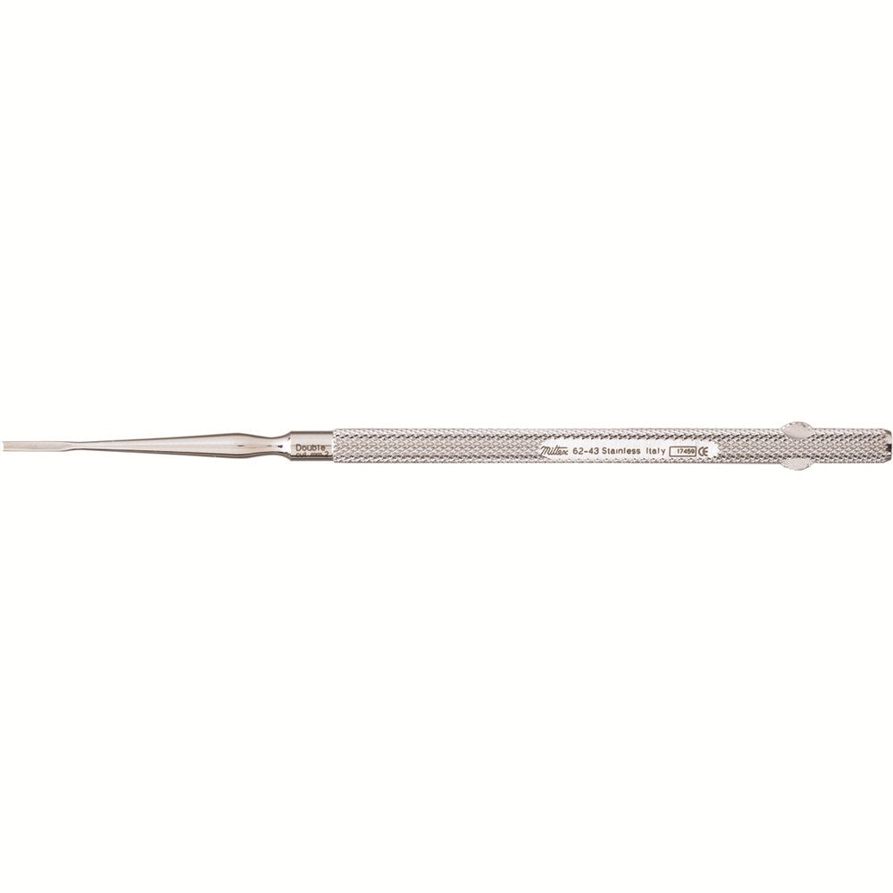 MILTEX Freer Chisel, 6-1/2" (162.5mm), Double-Cut, Blade 2mm wide. MPN: 62-43