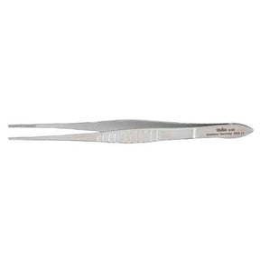 MILTEX Dressing Forceps, delicate pattern fluted handles, 5-1/8" (130mm), serrated tips. MPN: 6-26