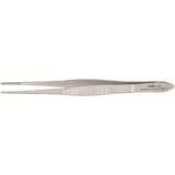 MILTEX Dressing Forceps, delicate pattern fluted handles, 5-1/2" (140mm), serrated tips. MPN: 6-28