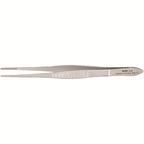 MILTEX Dressing Forceps, delicate pattern fluted handles, 5-1/2" (140mm), serrated tips. MPN: 6-28