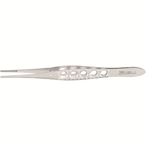 MILTEX Dressing Forceps, delicate pattern, lightweight with fenestrated handles, 5-1/2", serrated tips. MPN: 6-28XL
