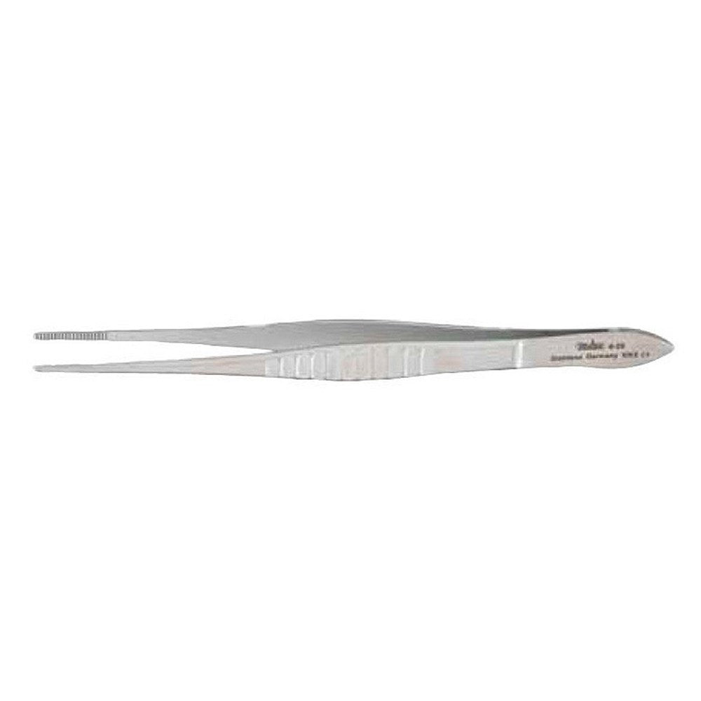 MILTEX Dressing Forceps, delicate pattern fluted handles, 6" (152mm), serrated tips. MPN: 6-30