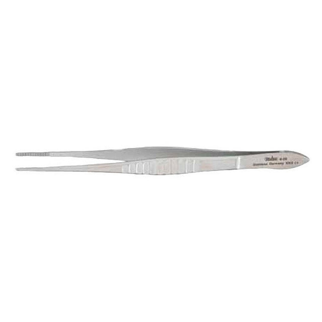 MILTEX Dressing Forceps, delicate pattern fluted handles, 6" (152mm), serrated tips. MPN: 6-30
