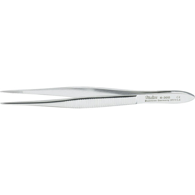 MILTEX Plain Splinter Forceps, 3-3/8" (87.2mm), Sharp. MPN: 6-300