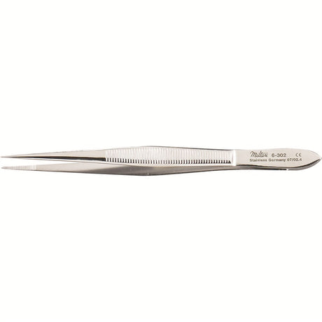 MILTEX Plain Splinter Forceps, 4" (102mm), Sharp. MPN: 6-302