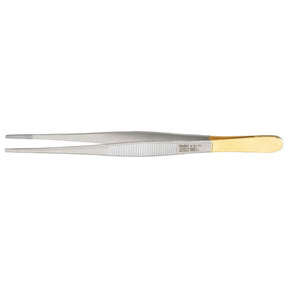 MILTEX Carb-N-Sert Dressing Forceps, 6" (15.2 cm), cross serrated tips, Carb-N-Sert. MPN: 6-30TC