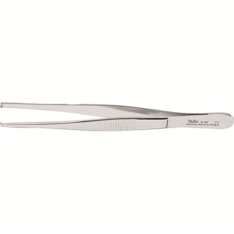 MILTEX Tissue Forceps 4-5/8" (118mm), 1 X 2 teeth, serrated handles. MPN: 6-40