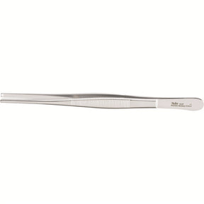 MILTEX Tissue Forceps 7" (180mm), 1 X 2 teeth, serrated handles. MPN: 6-47