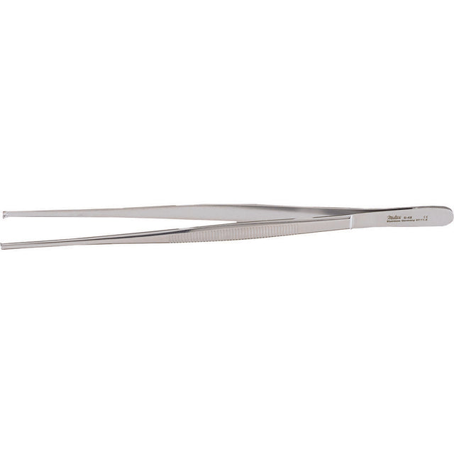 MILTEX Tissue Forceps, 8" (204mm), 1 X 2 teeth, serrated handles. MPN: 6-48