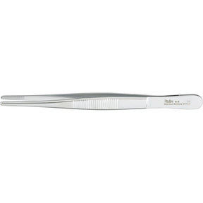MILTEX Dressing Forceps, standard pattern serrated handles, 5-1/8" (130mm), serrated tips. MPN: 6-6
