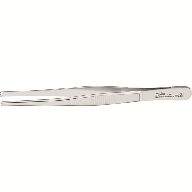MILTEX Tissue Forceps 2 X 3 teeth, standard pattern serrated handles, 5" (12.7 cm). MPN: 6-62