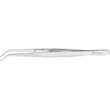 MILTEX COLLEGE Cotton Pliers with lock, angled, serrated tips. MPN: 66-652