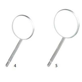 MILTEX Magnifying (Concave) Mirror, Size 5, Simple Stem, 1 dozen. MPN: 67-676/5