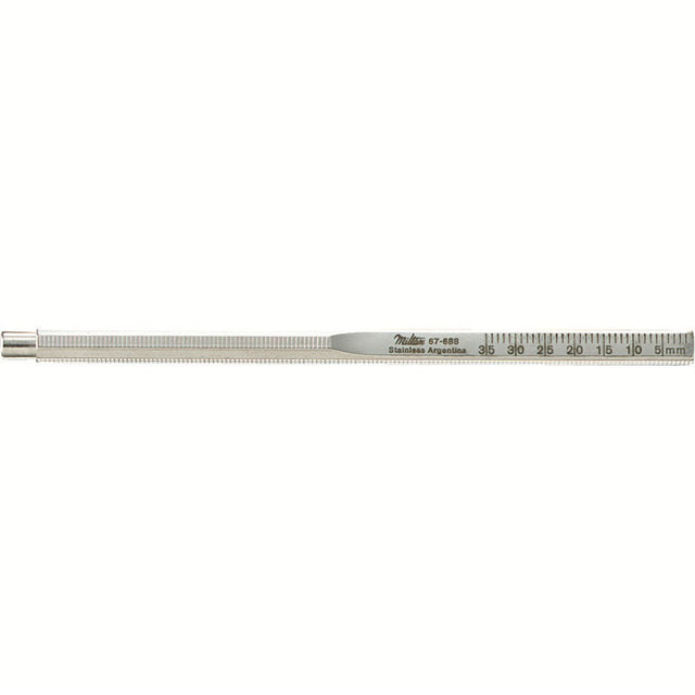 MILTEX Mirror Handle, Cone Socket Single End, Octagonal with Ruler, Single Pack. MPN: 67-688