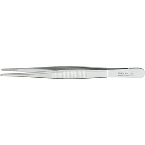 MILTEX Dressing Forceps, standard pattern serrated handles, 5-5/8" (142mm), serrated tips. MPN: 6-8
