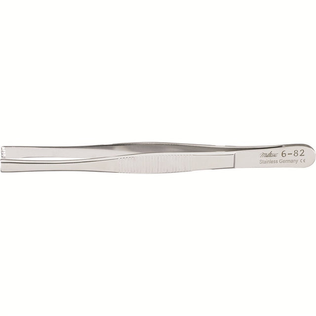 MILTEX Tissue Forceps 4 X 5 teeth, standard pattern serrated handles, 5" (12.7 cm). MPN: 6-82