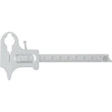 MILTEX Boley Gauge, Stainless Steel, Length= 5-1/2" (140 mm). MPN: 68-694
