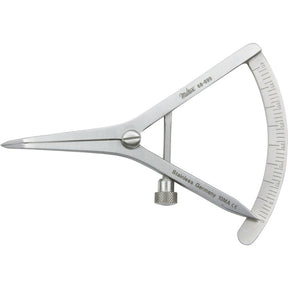 MILTEX Castroviejo Caliper, 0-40mm, Short, Angled . MPN: 68-699