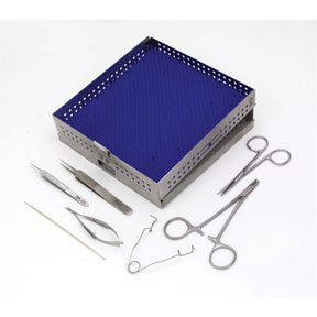 MILTEX Veterinary Microsurgery Instrument Kit (with Cassette & Mat). MPN: 6890