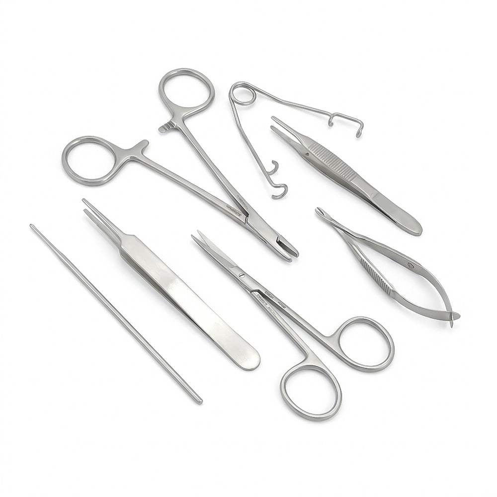 MILTEX Veterinary Microsurgery Instrument Kit (without Cassette & Mat). MPN: 6890-NC