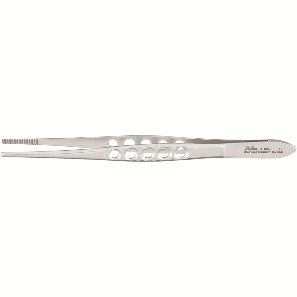MILTEX Dressing Forceps, 5-1/2", Lightweight, Fenestrated Handles. MPN: 6-8XL