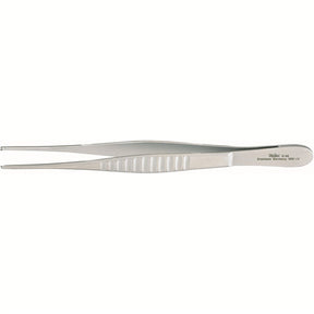 MILTEX Tissue Forceps 1 X 2 teeth, delicate pattern fluted handles, 6" (15.2 cm). MPN: 6-96