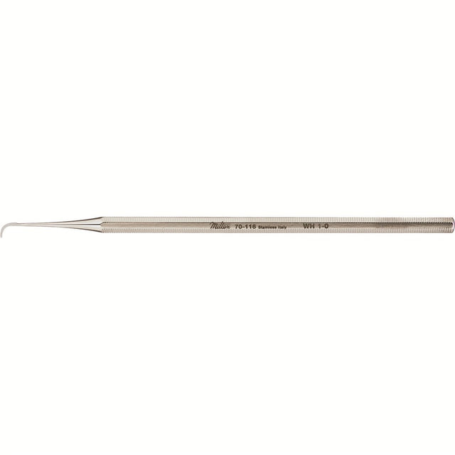 MILTEX Dental Scaler #1-0, Single-Ended, Octagonal Handle, Serrated. MPN: 70-116