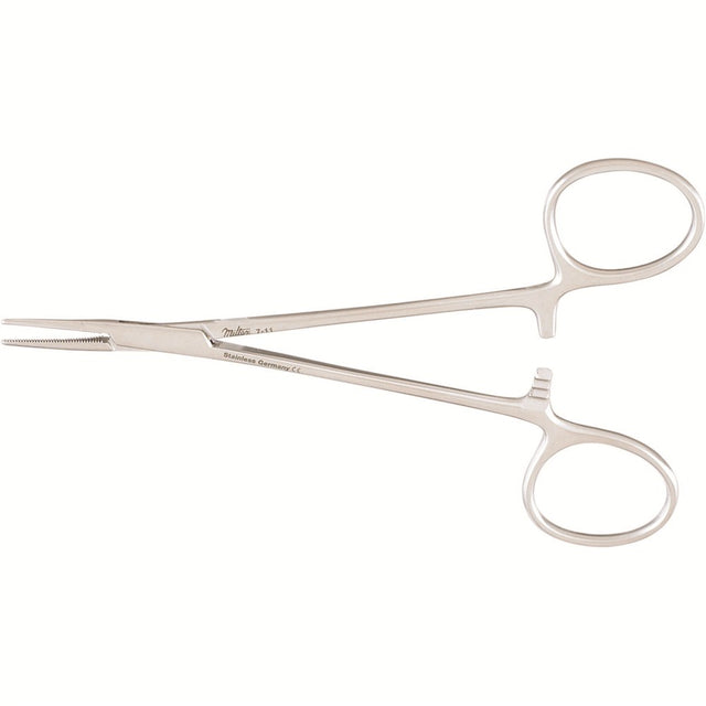 MILTEX PACKER Mosquito Forceps, straight, 5" (127mm), flat jaws. MPN: 7-11