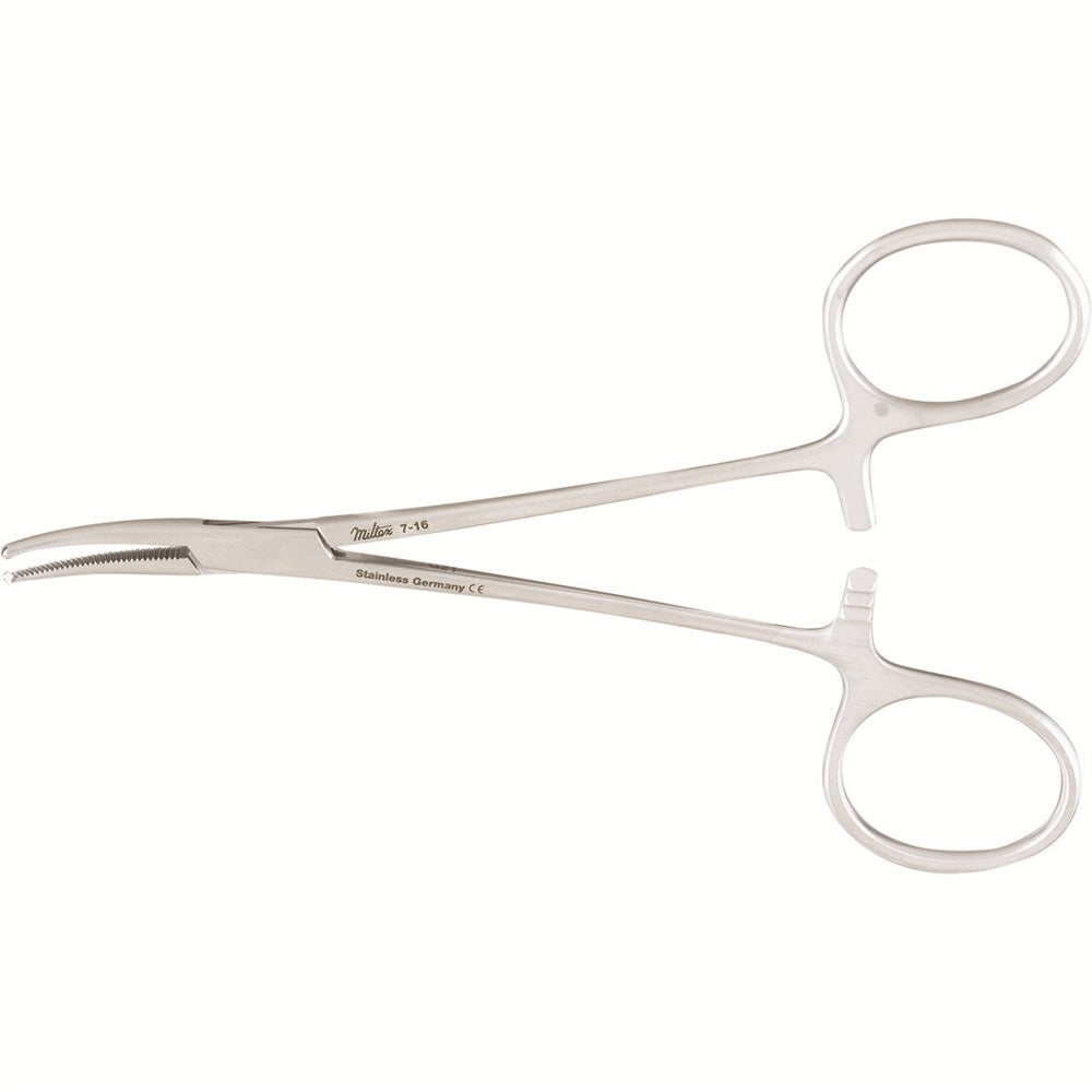 MILTEX HALSTED Mosquito Forceps 1 X 2 teeth, curved. MPN: 7-16