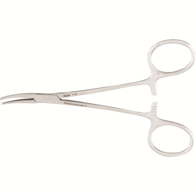 MILTEX HALSTED Mosquito Forceps 1 X 2 teeth, curved. MPN: 7-16